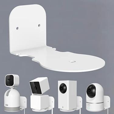 Imagem de PUUUCI Suporte de parede para câmera Blink Mini Pan-Tilt/WYZE Cam Pan v3&v2 / Eufy Security Solo IndoorCam P24 - WYZE/Blink/Eufy Acessórios de suporte para câmera de segurança para
