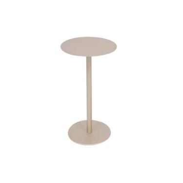 Imagem de Mesa Lateral Apoio Redonda Estilo Industrial Wing Baixa - Studio Metal