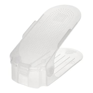 Imagem de Kit 8 Organizadores de Sapato Transparente com Regulagem de Altura - B