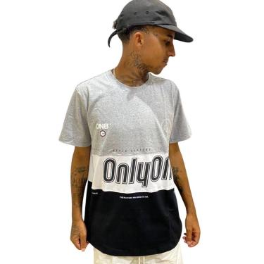 Imagem de Camiseta Masculina Especial Onbongo Cinza ON264