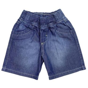 Imagem de Shorts Bebê Popstar Basic Jeans - UNICA - M - LOOK JEANS, Azul, M