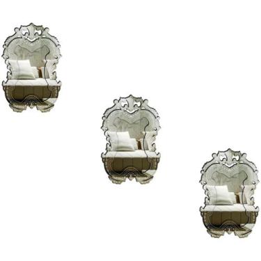 Imagem de Kit 3 Espelhos Decorativos venezianos  Pegui 32x21 3888 - CREATUS, pra