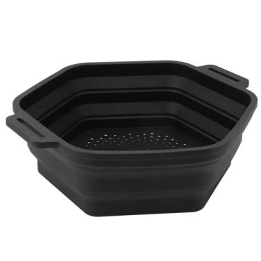 Imagem de Balde de Banheira de Gelo de Silicone, Resfriamento Rápido, Dobrável, Portátil para Atletas e Entusiastas de Mergulho Frio, Preto