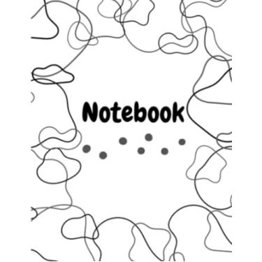 Imagem de Note book Black - Tapa Dura,100 hojas suministros escolares, diario personal o libreta de notas.