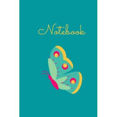 Imagem de Notebook Papillon: Carnet de notes I Notebook pour tous, journal 6’’ x 9’’ (15,24 x 22,86 cm) original de 100 pages lignées.