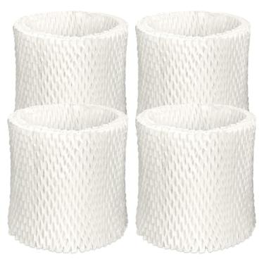 Imagem de Pacote com 4 filtros de substituição para umidificador de cabeceira compatível com dossel de cabeceira e berçário, polpa de madeira e filtros de colmeia de papel, filtro absorvente de umidificador