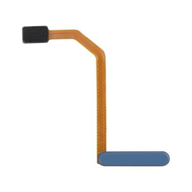 Imagem de BESJMYT Para Samsung Galaxy A15 Botão Liga/Desliga e Sensor de Impressão Digital Cabo Flexível Substituição Cabo Flexível Liga/Desliga Botão de Controle Conector Peças de Reparo SM-A155F (Azul