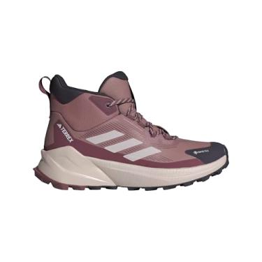 Imagem de adidas Tênis feminino Terrex Trailmaker 2.0 cano médio Gore-tex para caminhada, Argila quente/putty malva/aurora preta, 39