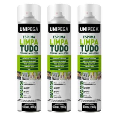 Imagem de Kit 3 Espuma Mágica Limpa Tudo Tênis Sofa Parede Piso Tapete Carpete 400ml