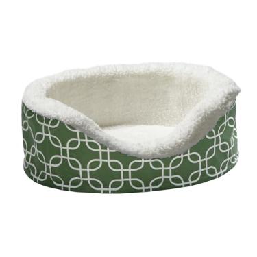 Imagem de Cama para animais de estimação Orthoperdic Egg-Crate com protetor de tecido de teflon, PP verde