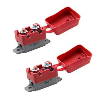 Imagem de ZOOKOTO 2 peças 12-24V 40 Amp ATV disjuntor disjuntor disjuntor com capa de plástico 40A