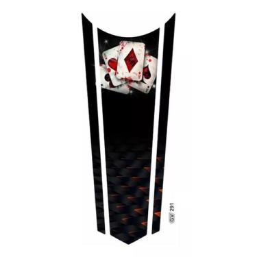 Imagem de Adesivo Faixa  Gravata  Tanque Resinado Cartas Honda 291 - Resitank