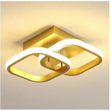 Imagem de Luminária De Teto Plafon Led Moderna Lustre para Corredor Sala Quarto Cozinha (GW12 (24X24X10CM))