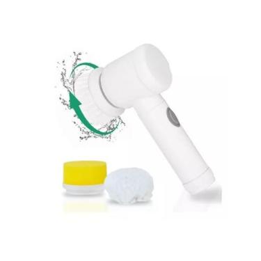 Imagem de Escova Giratória de Limpeza Multiuso Recarregável USB Para Cozinha e B