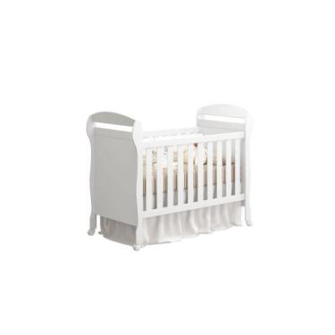 Imagem de Berço Americano Provençal Danny Branco Brilho - MoveisAqui - RELLER