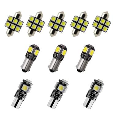 Imagem de 8X-SPEED 11 PCS Lâmpada LED Interior Chip 5050 para Toyota 4runner MK3 1996–2002 Caixa de luva de leitura concluída porta-malas espelho viseira de sol