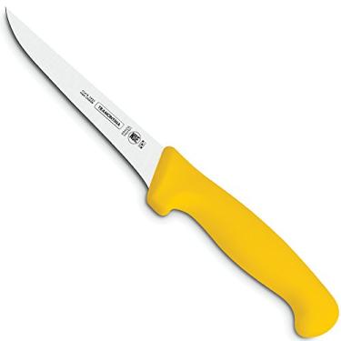 Imagem de Faca Para Desossar Tramontina Profissional Com Lâmina De Aço Inox E Cabo Em Polipropileno Amarelo 5"
