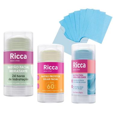 Imagem de Bastão Facial Olhos Hidratante Protetor Solar FPS60 Ricca