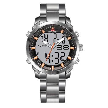 Imagem de Relógio Masculino Kat-Wach AnaDigi KT1124 Prata
