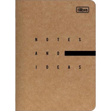 Imagem de Caderneta Grampeada Kraftwork 32 Folhas Tilibra Capa Kraft