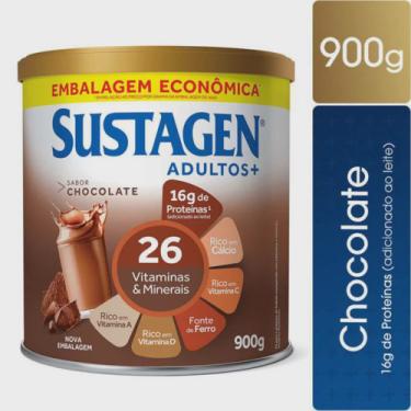 Imagem de Complemento alimentar sustagen adultos + sabor chocolate lata 900G