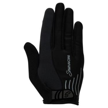 Imagem de Luva Para Ciclismo Preta Touch Screen Fechada Savancini (1653-013), G