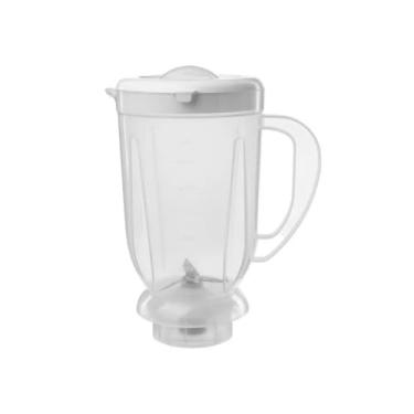 Imagem de Copo Liquidificador Arno Auto Clean Antigo Translucido Tampa branca