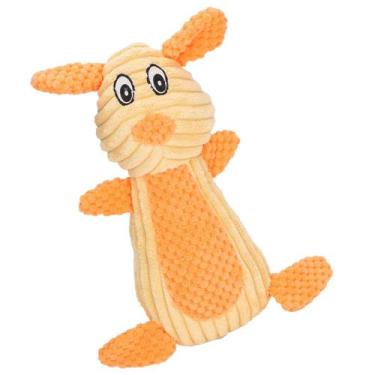 Imagem de Mordedor Pelucia Apito Cachorro Caes Gato Animais Petshop Brinquedo De