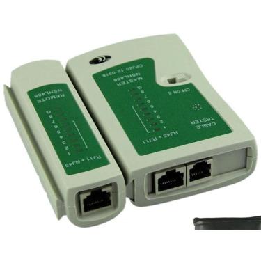 Imagem de Testador de cabos RJ45 e RJ11