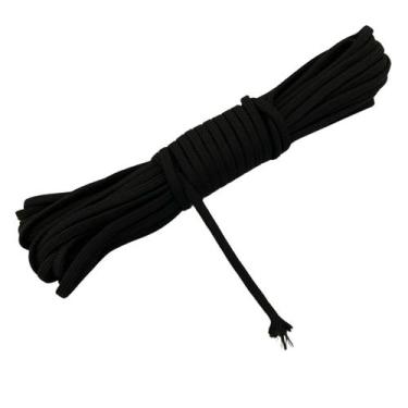 Imagem de Corda Velame 4,0mm Preto Rolo C/ 10 Metros GKL - GKL Variedades