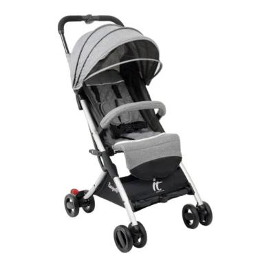 Imagem de Carrinho de Bebê It-Metal Prata Burigotto