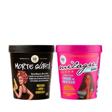 Imagem de Kit Lola Morte Subita Masc 450ml + Milagre Creme para Pentear 450ml - 