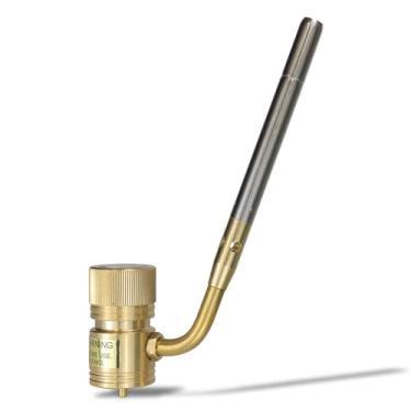 Imagem de Lanterna de gás HCPRO BLAZE HCBZT1 Mapp, cabeça de tocha de queimador único de propano bocal rotativo de 360°, combustível ajustável de chama de propano Mapp Map-Pro, alta intensidade, regulador de