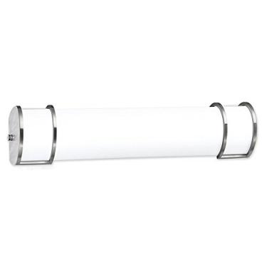 Imagem de Good Earth Lighting Luminária para penteadeira de fio direto Castle 61 cm, grande, lâmpada fluorescente T8