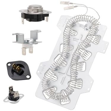Imagem de O kit de elemento de aquecimento da secadora substitui Samsung DVE45N5300W/A3 DVE45N5300V/A3 DVE45T3400V/A3 DVE50M7450P/A3 DVE45N5300F/A3 DVE50T5300C/A3 DVE45T3400C 0P/A3 DVE45R6100W/A3 DVE45T6000W/A3