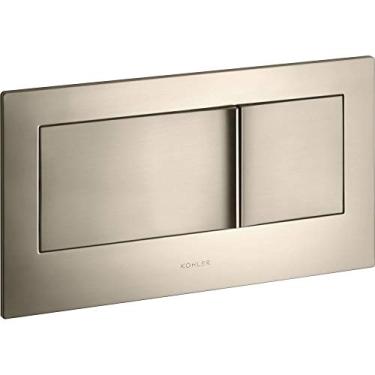Imagem de KOHLER K-6298-BV placa de atuador nivelada de véu, bronze escovado vibrante