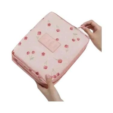 Imagem de Bolsa De Maquiagem Portátil À Prova D'água Para Viagem, Organizador Co