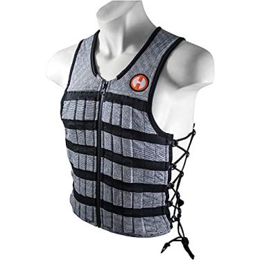Imagem de Hyperwear Hyper Vest PRO: Colete ultrafino e ajustável com elasticidade confortável patenteada para treinamento físico aprimorado - ajuste unissex, pesos pequenos de aço (4,5 kg P)