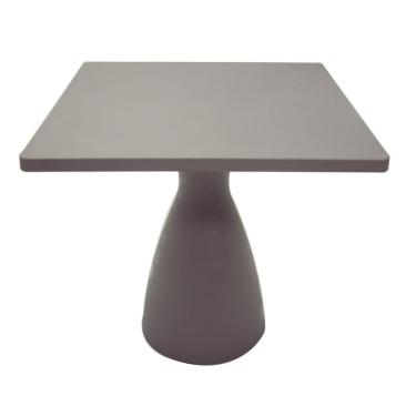Imagem de Mesa Quadrada Tramontina Flut Concreto Em Polietileno E Poliuretano Tramontina