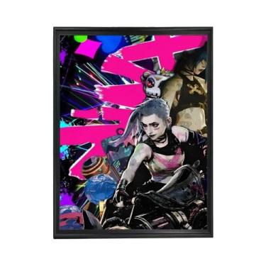 Imagem de Arcane Jinx L-Lols Anime Poster HD Arte De Parede Para Decoração De Ca