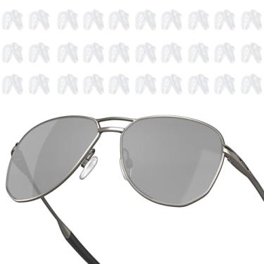 Imagem de Eye Opening Stuff 30 pares de almofadas de nariz de substituição para óculos de sol Oakley Gasser OX5087/Lizard OX5113 OX5120/Barrelhouse - Transparente