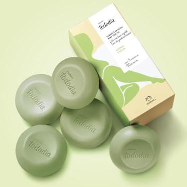 Imagem de Sabonete em Barra Puro Vegetal, Alecrim e Sálvia, 5 Unidades de 90g