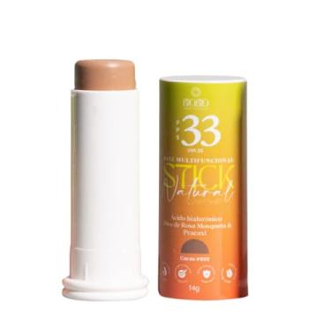 Imagem de Base Multifuncional em Bastão com Cor e Proteção Solar FP33 Tom #600 (Cacau)