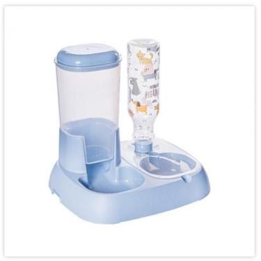 Imagem de Comedouro e Bebedouro com Garrafa Pets 1 L Plasútil