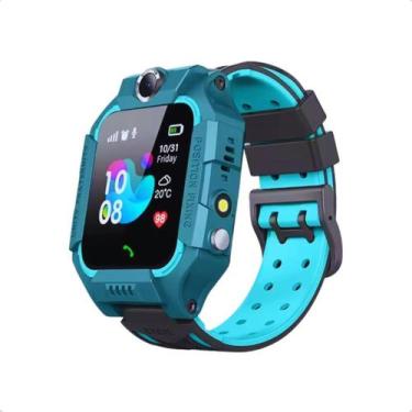 Imagem de Smartwatch Infantil Hw C5 Verde Chip Camera Gps Prova Dagua Faz e Rece