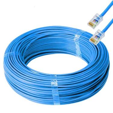 Imagem de Cabo De Rede Anatel Furukawa Montado 70 Metros Cat5e Azul - Furukawa S