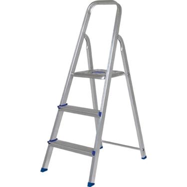 Imagem de Escada Alumínio 3 Degraus - Metalúrgica Mor
