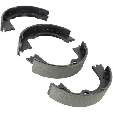 Imagem de QUALITY-BUILT Premium - Substituição original da sapata de freio de estacionamento traseiro para Chevrolet/GMC/Hummer 2009-2023 (H2, Express 2500 3500, Savana 2500 3500 4500, Sierra 3500 HD, Silverado