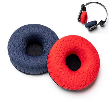 Imagem de Voarmaks Almofadas De Espuma Premium Compatíveis Com Fones Ouvido Koss Porta Pro Pp Ksc35 Ksc75 Ksc55 (Azul-Vermelho)