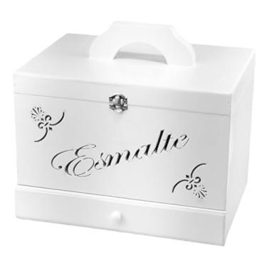 Imagem de Porta Esmalte Maleta Organizadora Esmaltes Manicure Pedicure